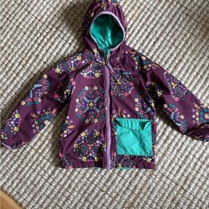 Patagonia Floral girls Jacket with Hood